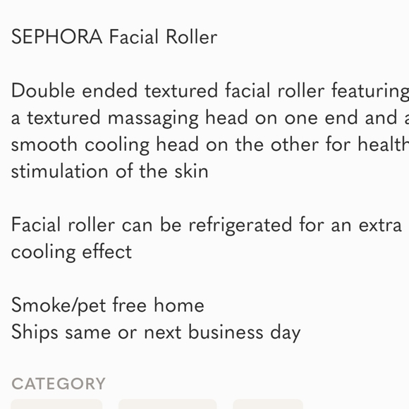 SEPHORA Facial Roller New in box - Picture 3 of 3